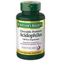 Nature’s Bounty Acidophilus Chewable Probiotic Review