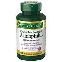 Nature's Bounty Acidophilus Chewable Probiotic Review