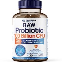 Wholesome Wellness Raw Probiotic 100 Billion CFU Review